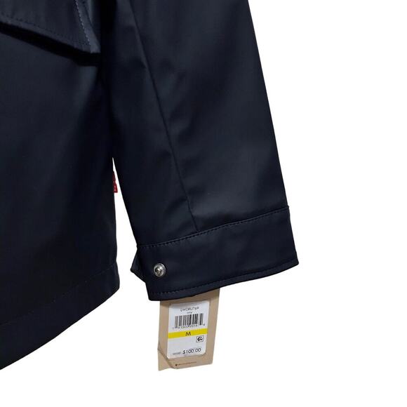 Levi's NWT Navy Rain Jacket Women M - Picture 7 of 16
